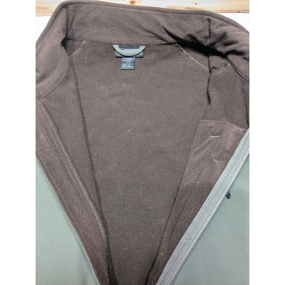 REI Jacket Mens XLarge Green Zip Up Soft Shell‎ Outerwear Outdoor Lined - Picture 10 of 11